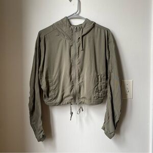Abercrombie & Fitch Olive Green Women's Hooded Jacket size XS